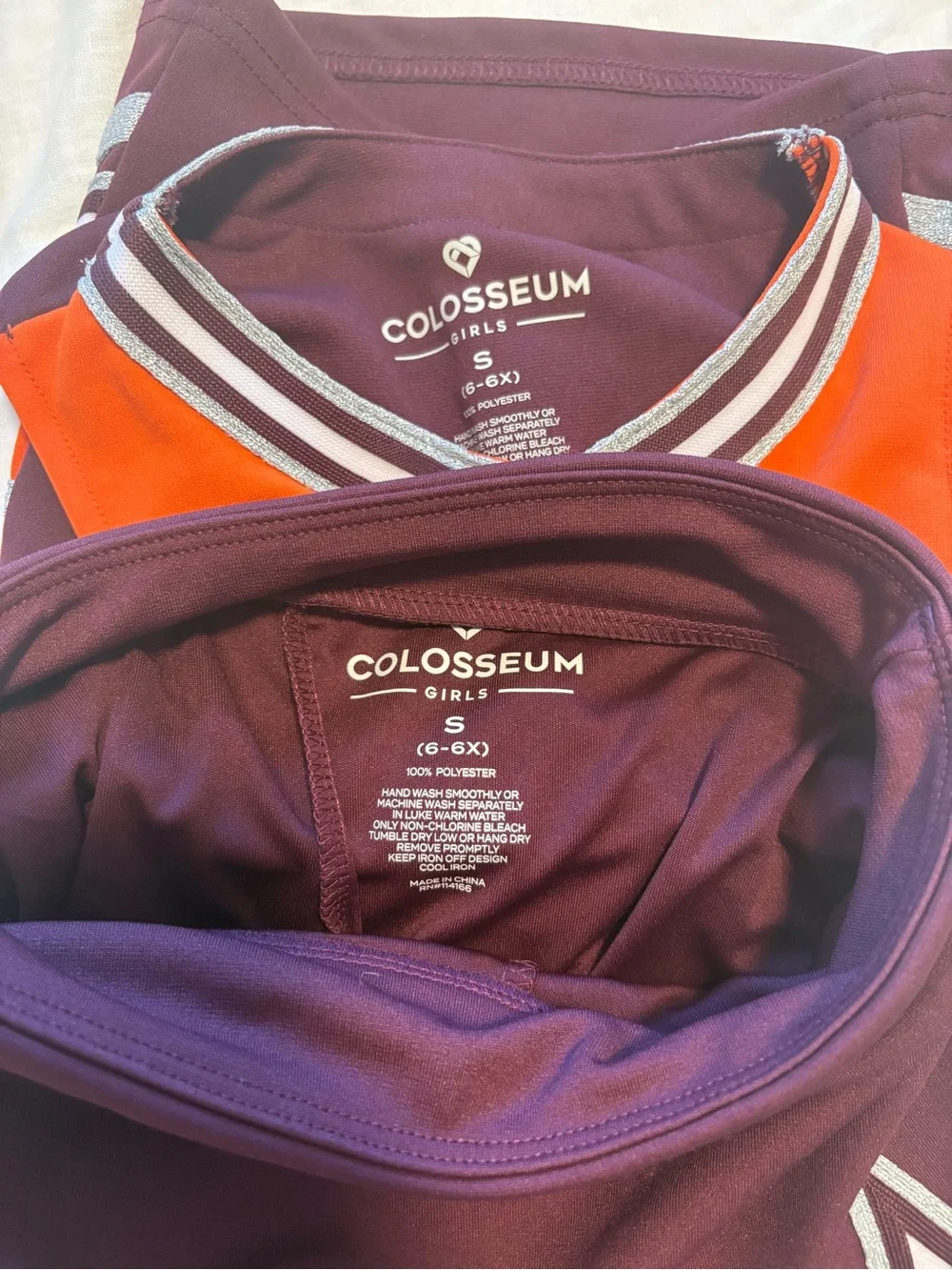 Colosseum Orange and Maroon Virginia Tech Cheer Set